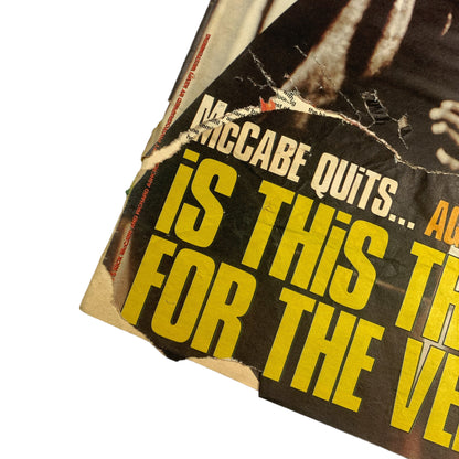 1998 The Verve - McCabe Quits - NME Magazine