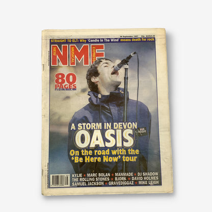 1997 Oasis - Be Here Now Tour - NME Magazine