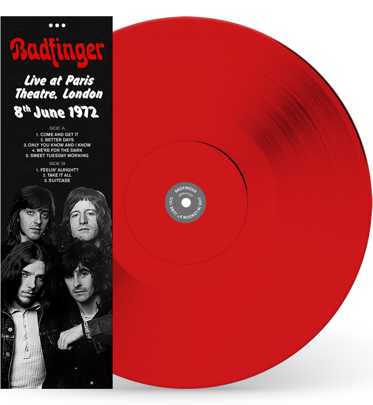 Badfinger – Live at the Paris Theatre, London, 1972 (12-Inch Album on Red Vinyl)