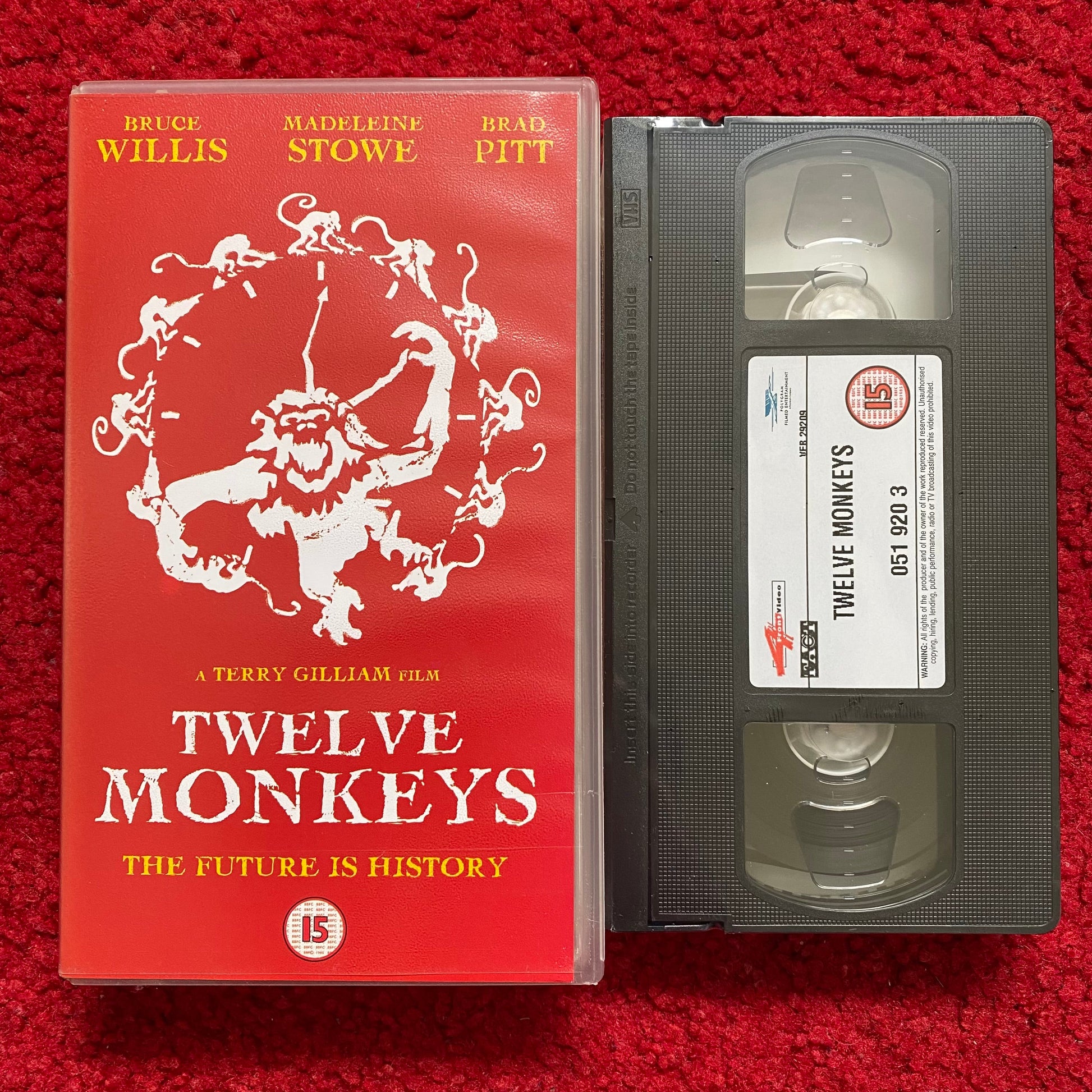 Twelve Monkeys VHS Video (1995) 519203