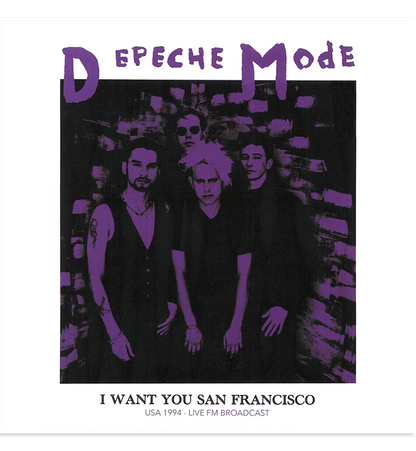 Depeche Mode – I Want You San Francisco: Live 1994 (Limited Edition 12-Inch Album on Turquoise Vinyl)