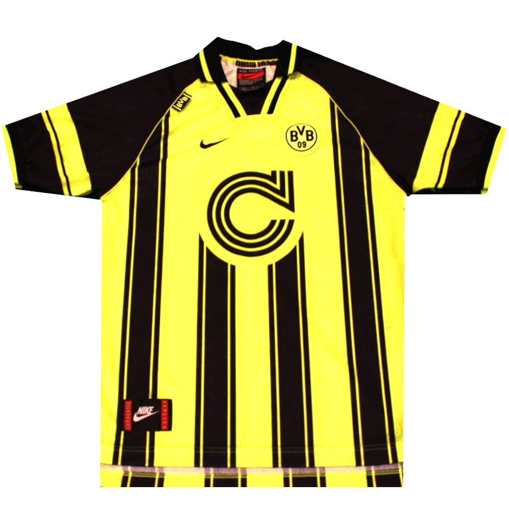 Borussia Dortmund 1996-1997 European Home Football Shirt (Excellent) XLY