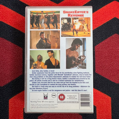 SnakeEater’s Revenge Ex Rental VHS Video (1989) NVT12589
