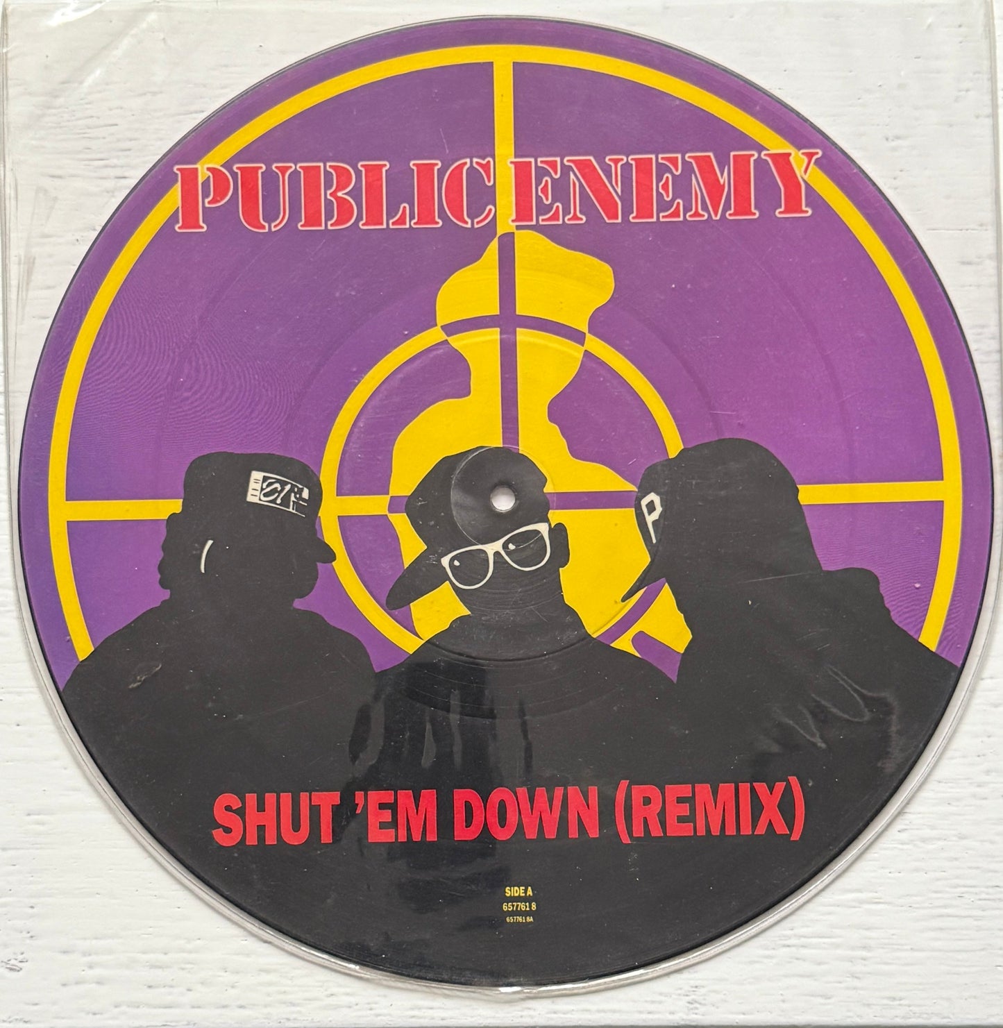 Public Enemy – Shut ’Em Down (Remix) 12" Vinyl (Hip Hop, 1992)