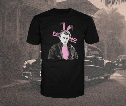 Official Echo & The Bunnymen 'James Dean' Bunny Ears T-Shirt