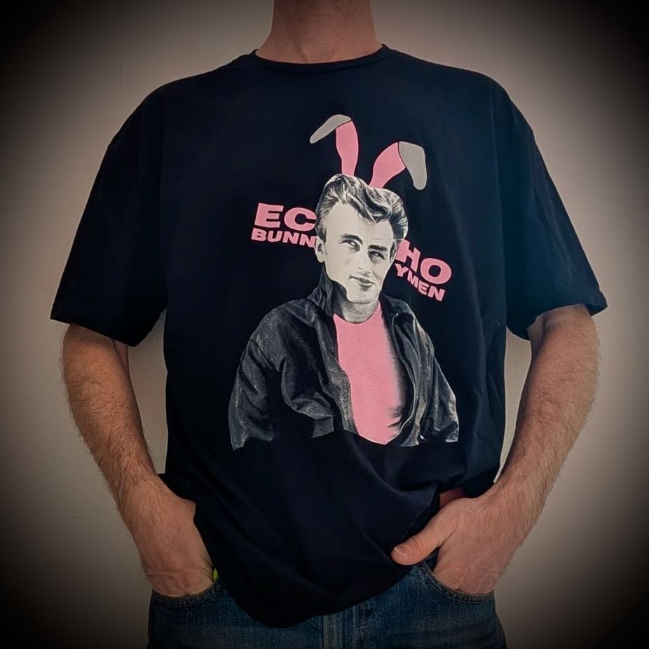 Official Echo & The Bunnymen 'James Dean' Bunny Ears T-Shirt