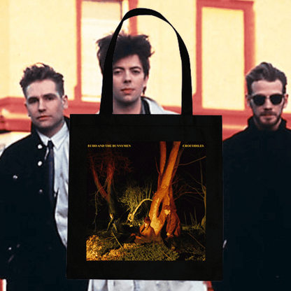 Official Echo & The Bunnymen Album Cover Tote Bags Crocodiles