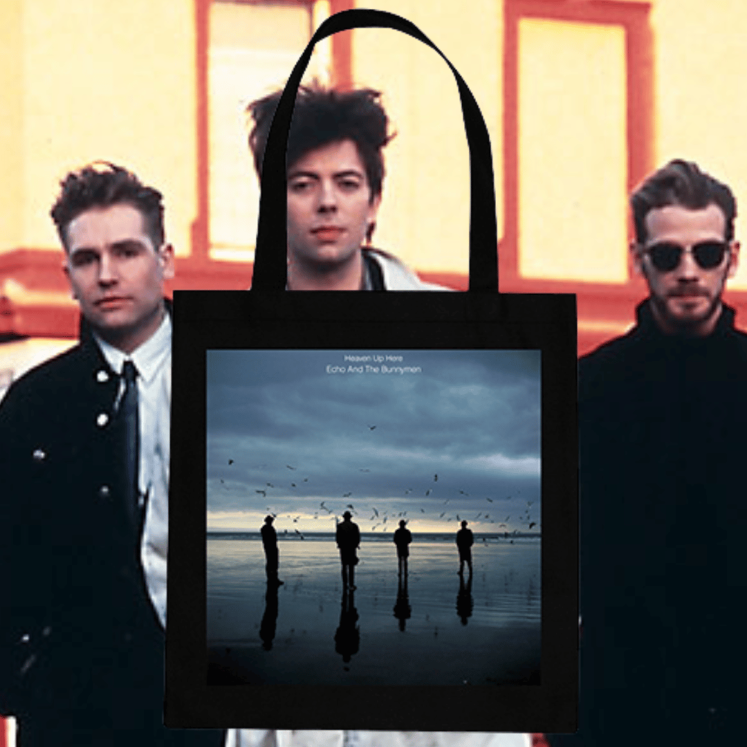 Official Echo & The Bunnymen Album Cover Tote Bags Heaven Up Here