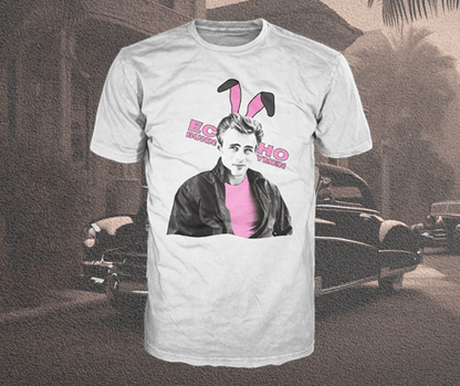 Official Echo & The Bunnymen 'James Dean' Bunny Ears T-Shirt