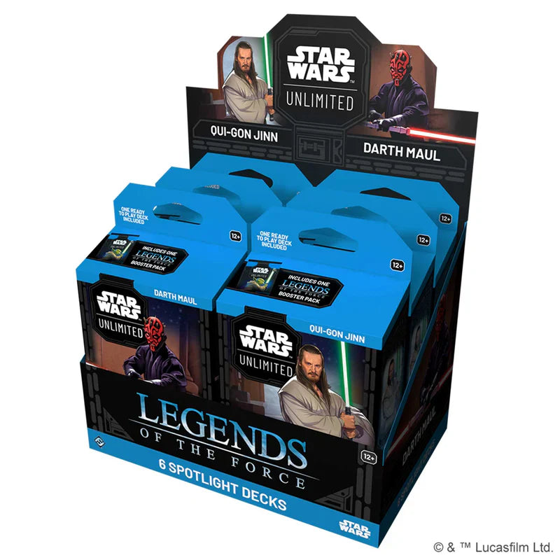 Star Wars: Unlimited Spotlight Deck - Darth Maul & QuiGonJinn - Legends of the Force