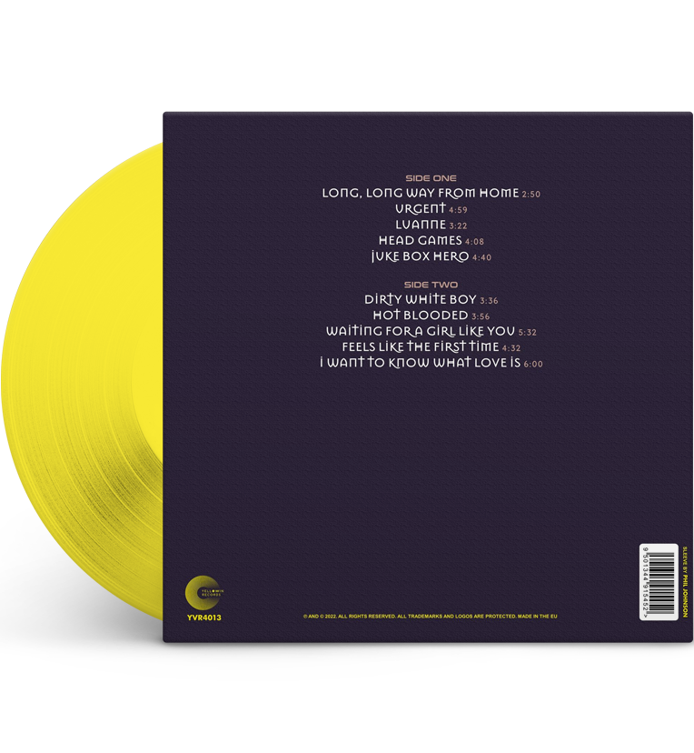 Foreigner – A Long, Long Way from Home (Special Edition 12-Inch Album on Yellow Vinyl)