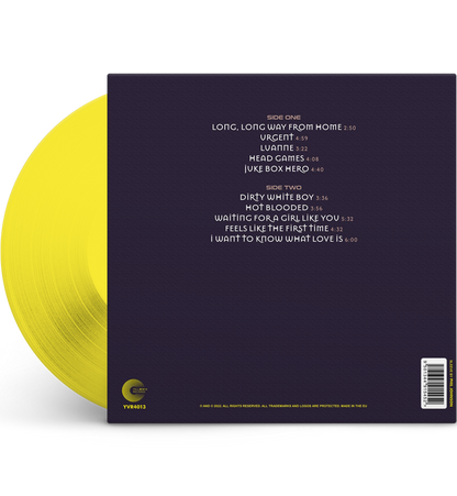 Foreigner – A Long, Long Way from Home (Special Edition 12-Inch Album on Yellow Vinyl)