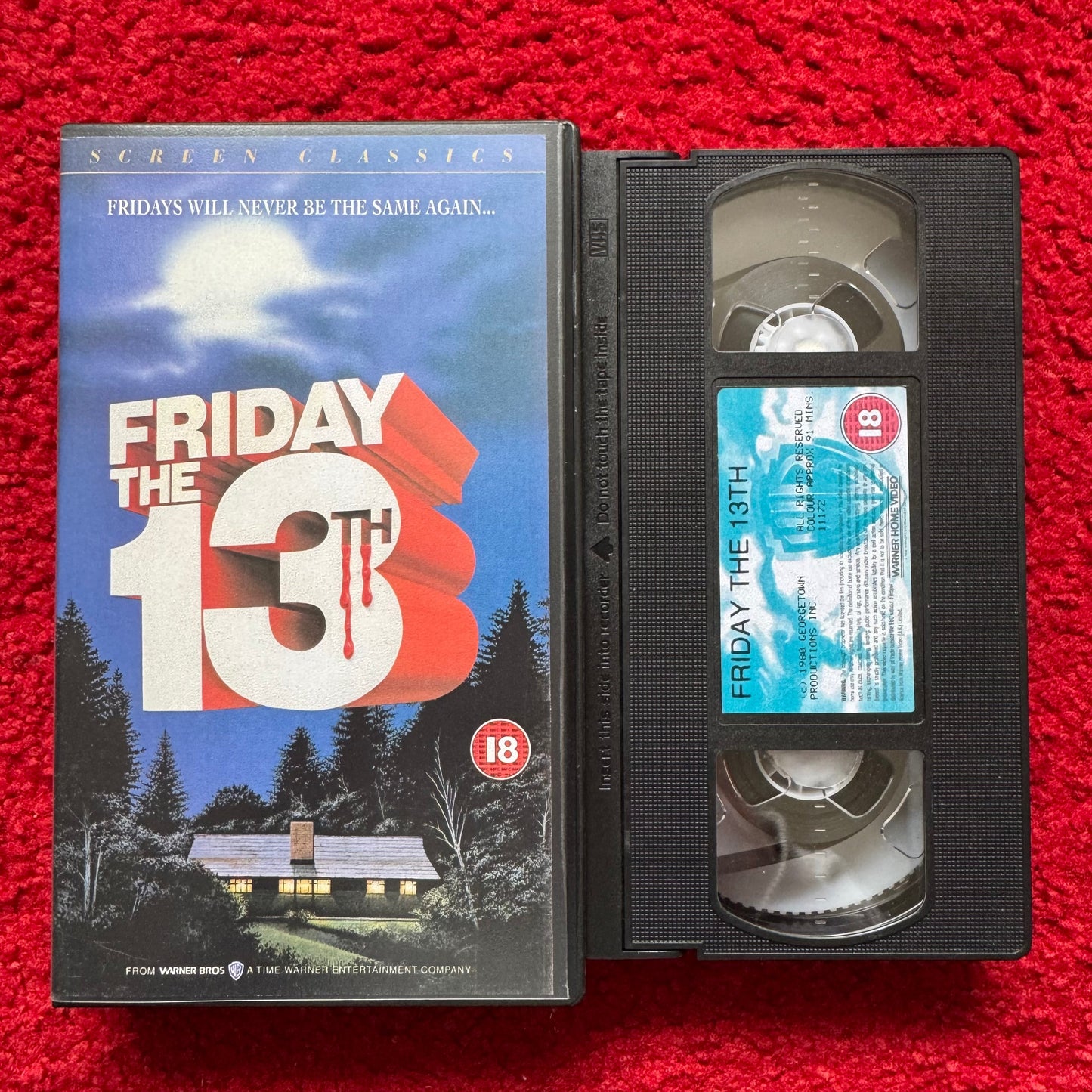 Friday The 13th VHS Video (1980) S011172