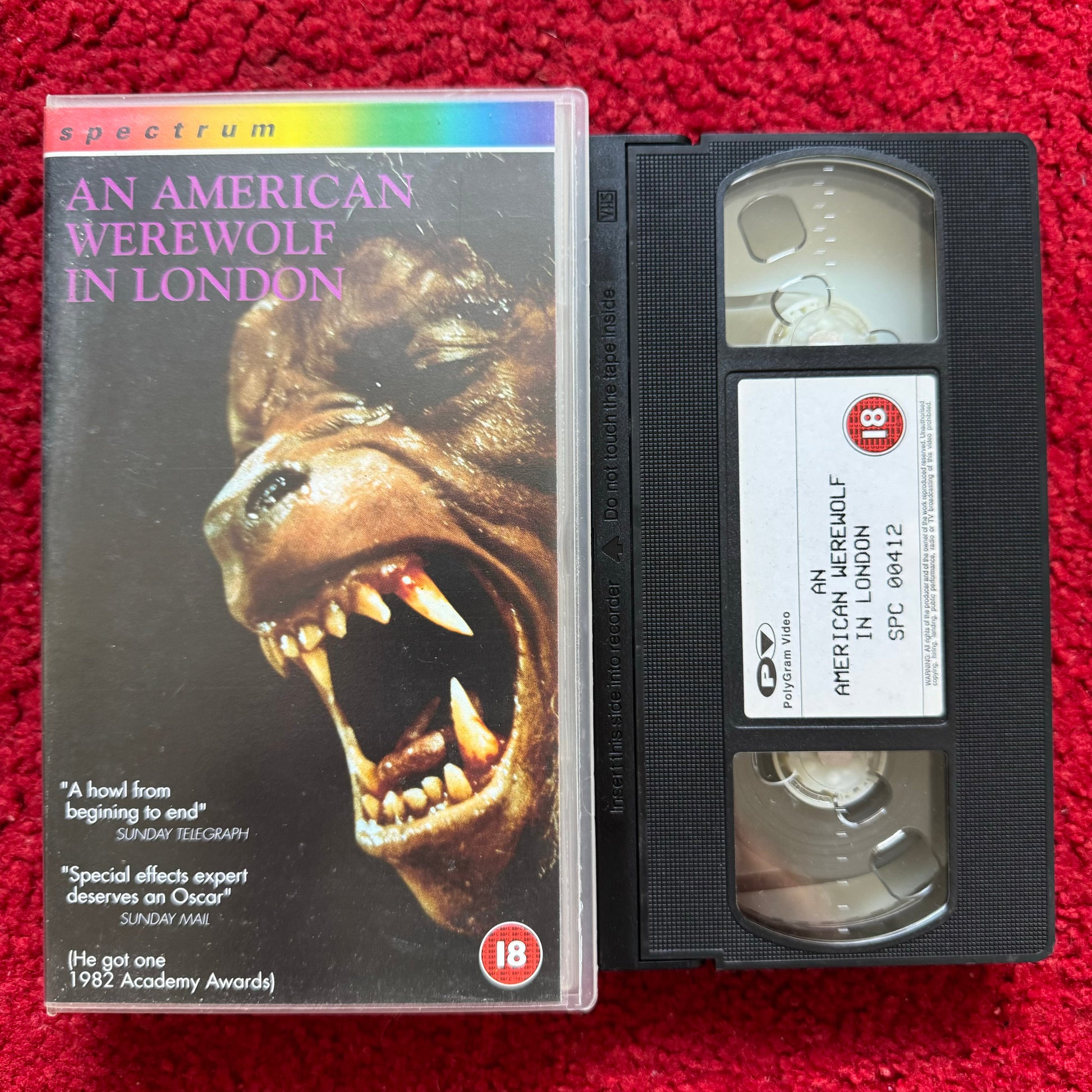 An American Werewolf In London - Horror VHS Video (1981) SPC00412