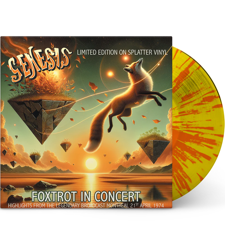 Genesis – Foxtrot in Concert: Live in Montreal, 1974 (Limited Edition 12-Inch Album on Yellow/Orange Splatter Vinyl)