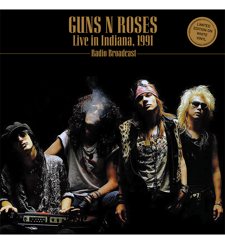 Guns N’ Roses – Live in Indiana, 1991 (Limited Edition 12-Inch Album on White Vinyl)
