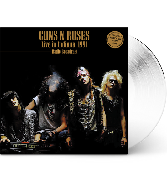 Guns N’ Roses – Live in Indiana, 1991 (Limited Edition 12-Inch Album on White Vinyl)