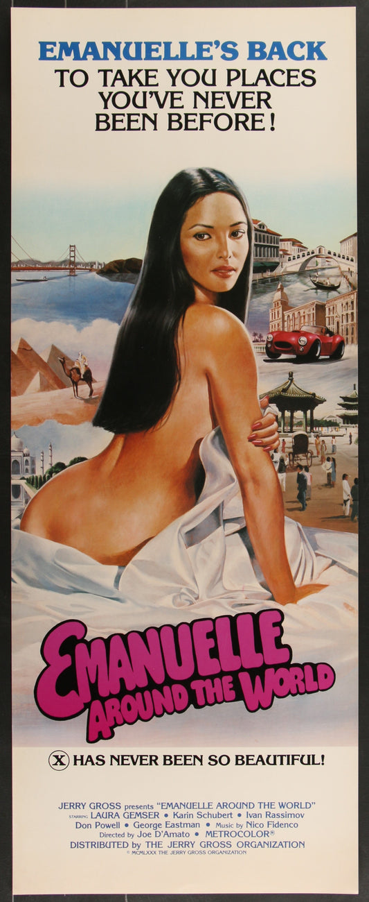 Emanuelle Around the World (1980) Original Vintage Cinema Poster – Film Collectible
