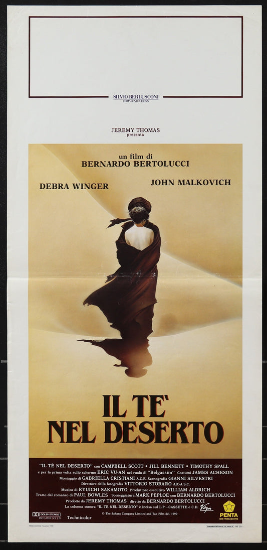 The Sheltering Sky (1990) Original Italian Locandina Movie Poster