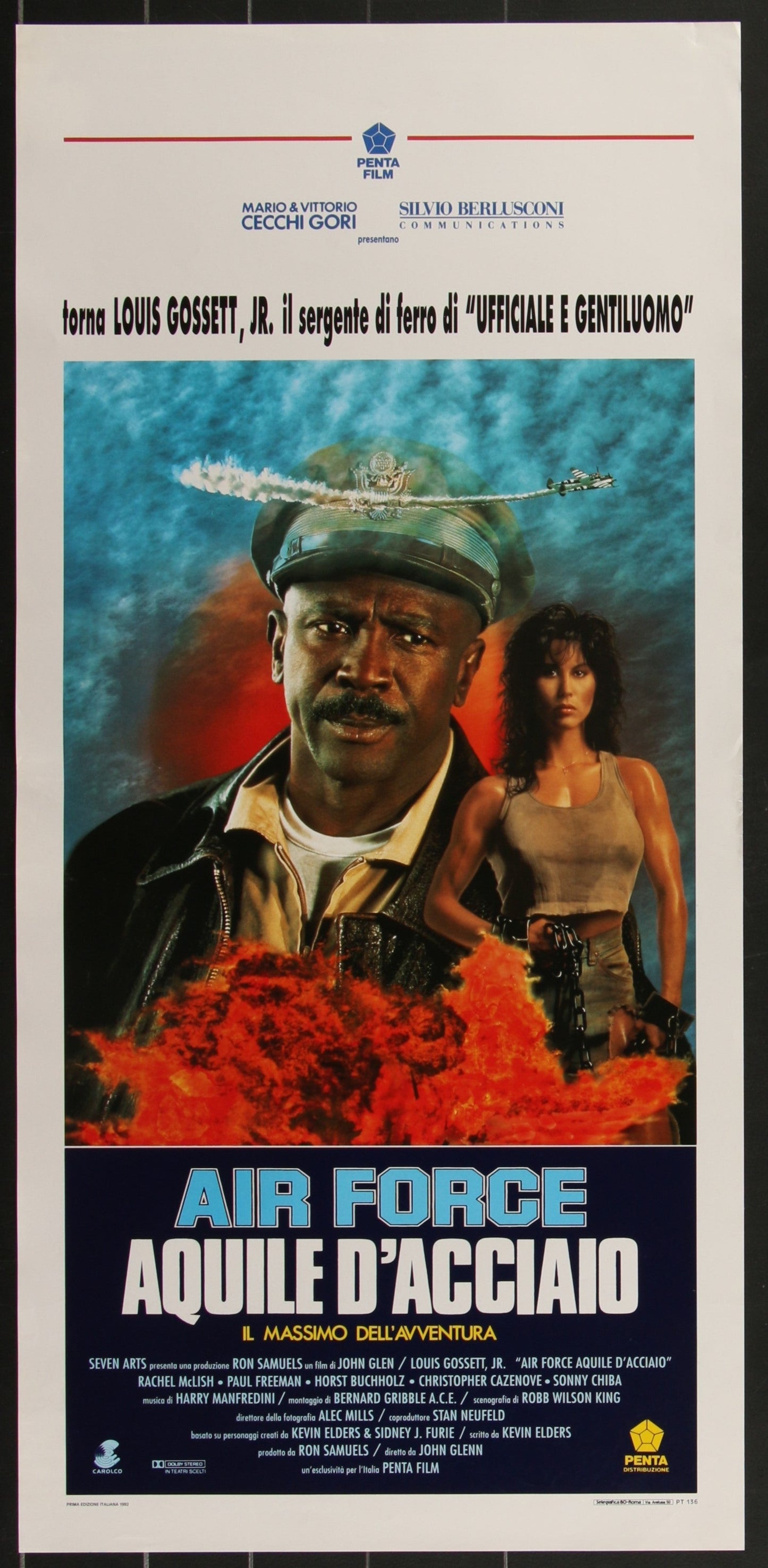 Aces: Iron Eagle 3 (1992) Original Italian Locandina Movie Poster