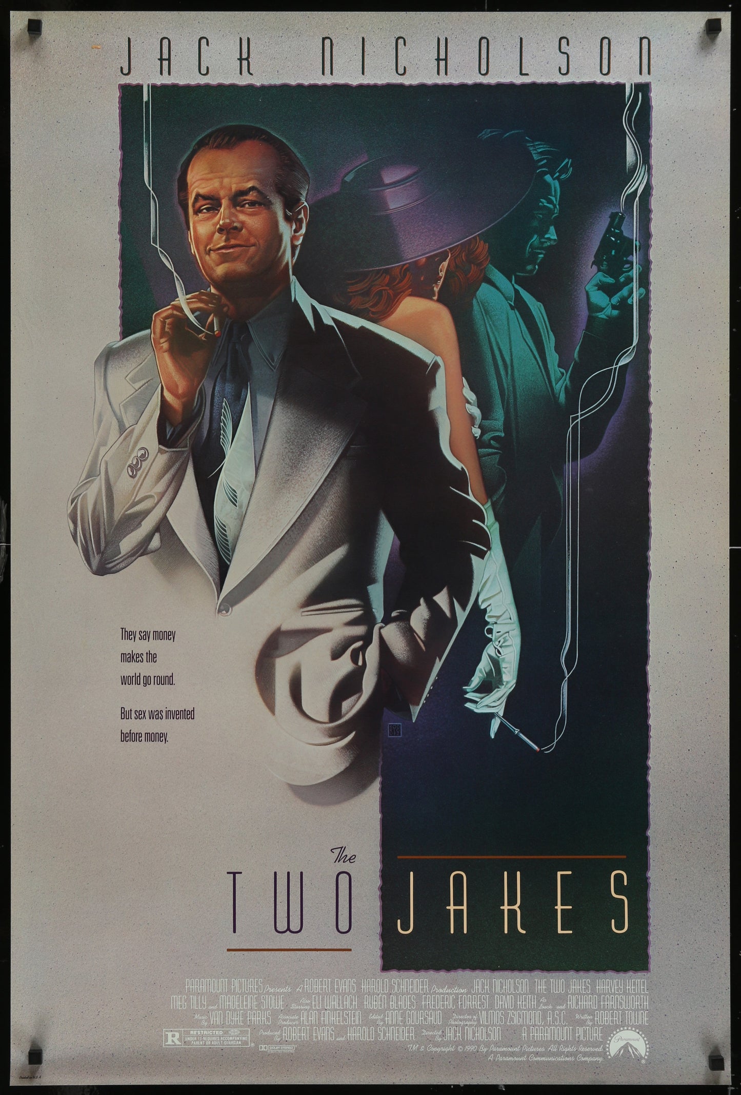 The Two Jakes (1990) Original US One Sheet Movie Poster