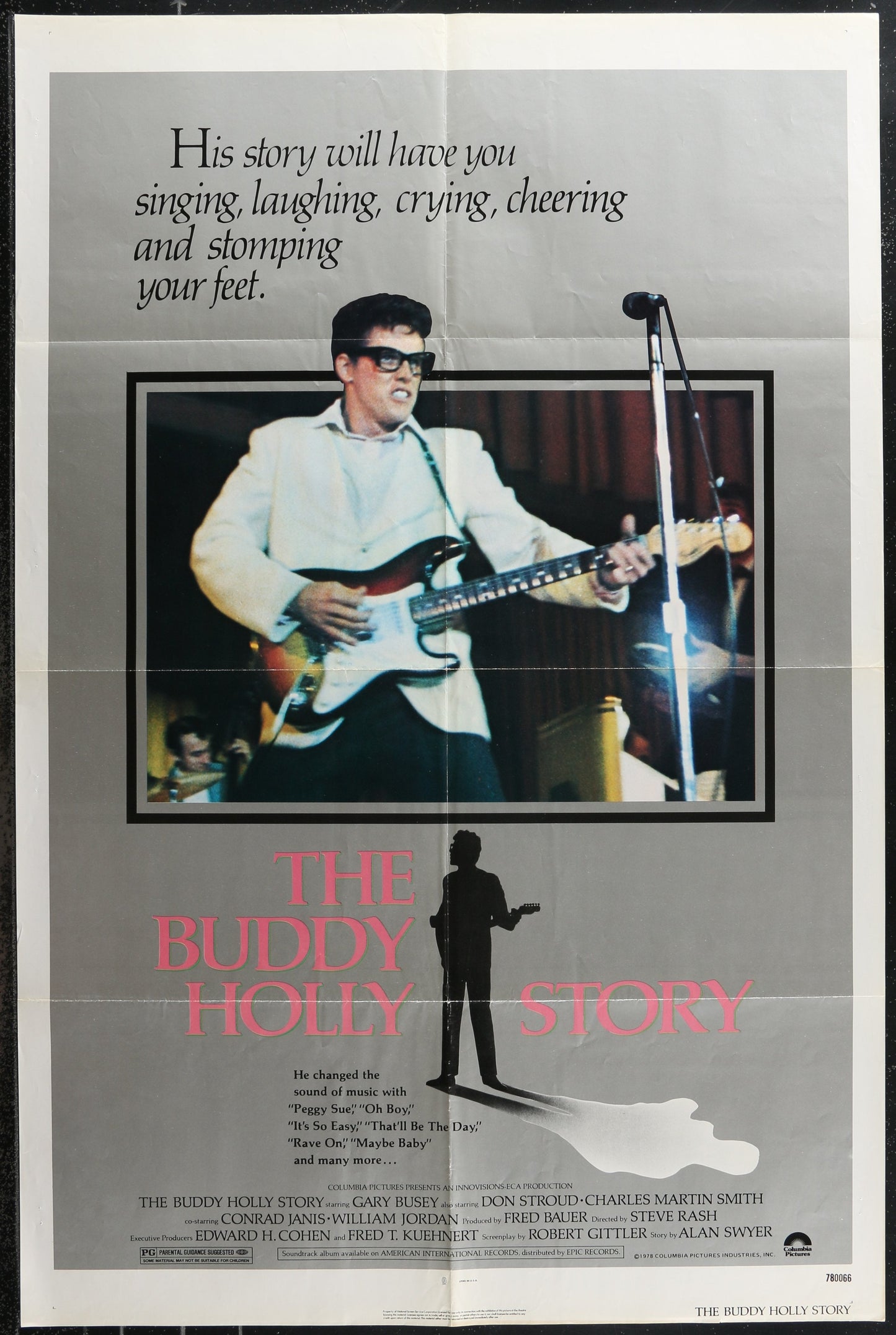 The Buddy Holly Story (1978) Original US One Sheet Movie Poster