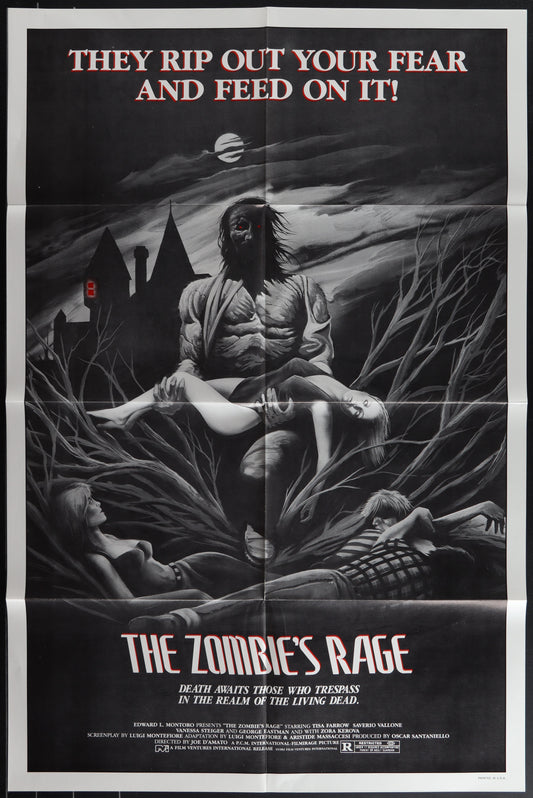 The Zombie's Rage (1982 Re-Release) Original US One Sheet Movie Poster