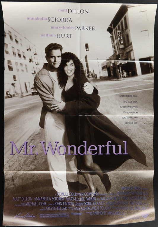 Mr. Wonderful (1993) Original US One Sheet Movie Poster