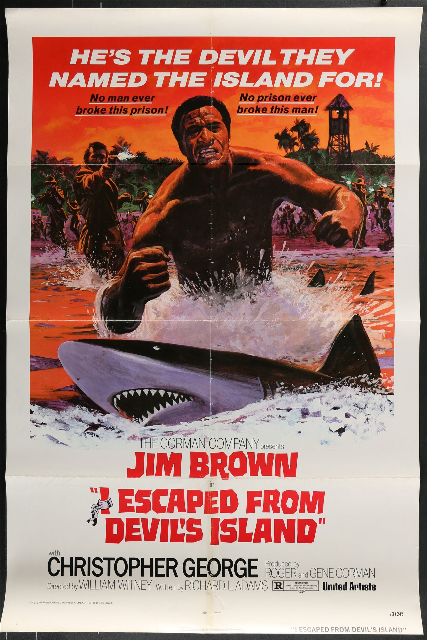 I Escaped From Devil's Island (1973) Original US One Sheet Movie Poster