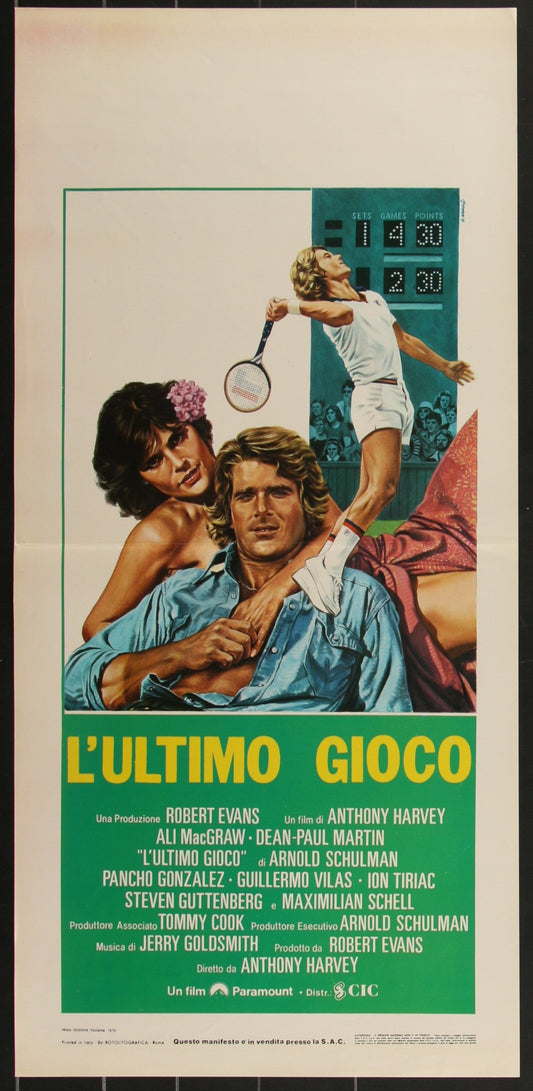 Players (1979) Original Italian Locandina Movie Poster
