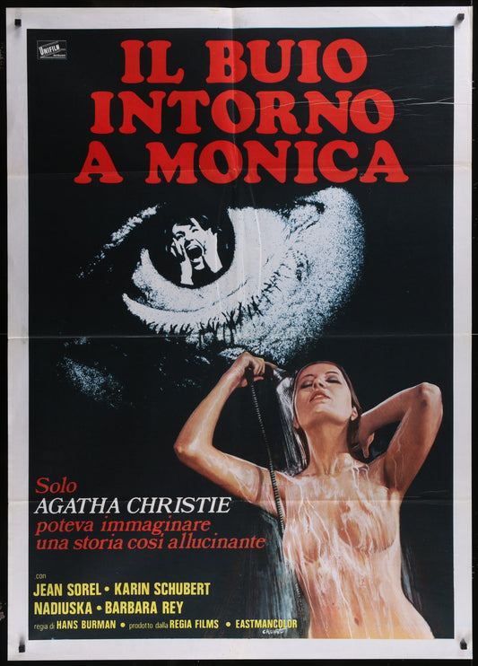 Il Buio Intorno A Monica (1976) Original Italian Cinema Poster – Vintage Film Memorabilia