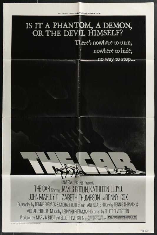 The Car (1977) Original US One Sheet Movie Poster