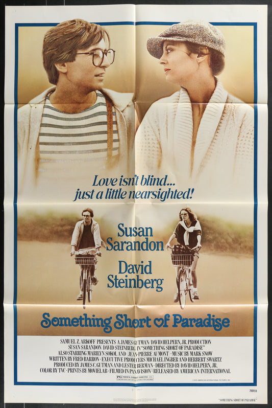 Something Short Of Paradise (1979) Original US One Sheet Movie Poster