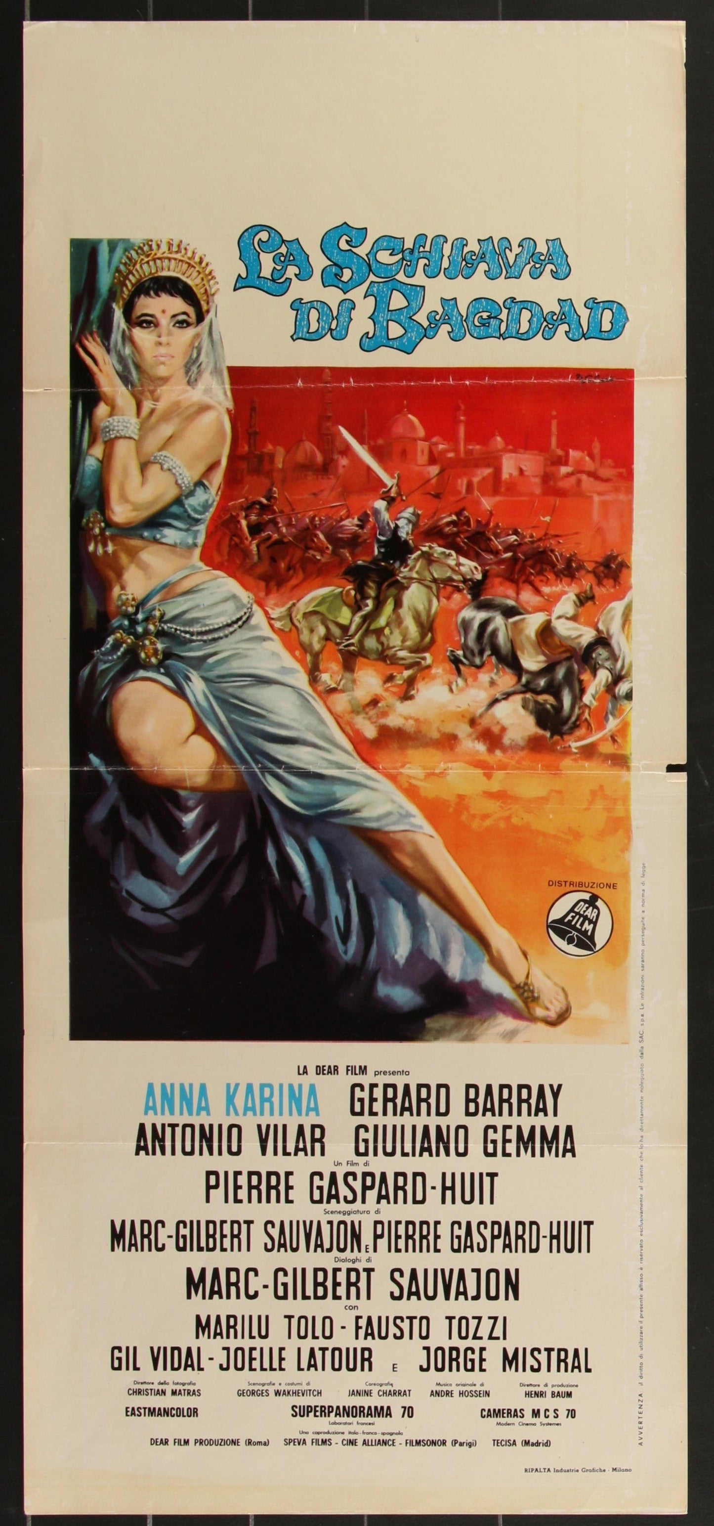 Scheherazade (1963) Original Italian Locandina Movie Poster