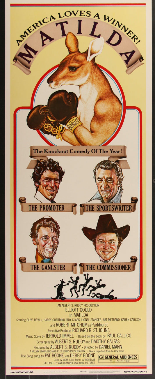 Matilda (1978) Original US Insert Movie Poster