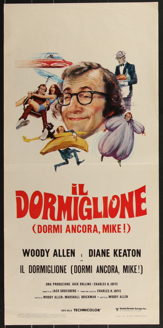 Sleeper (1974) Original Italian Locandina Movie Poster