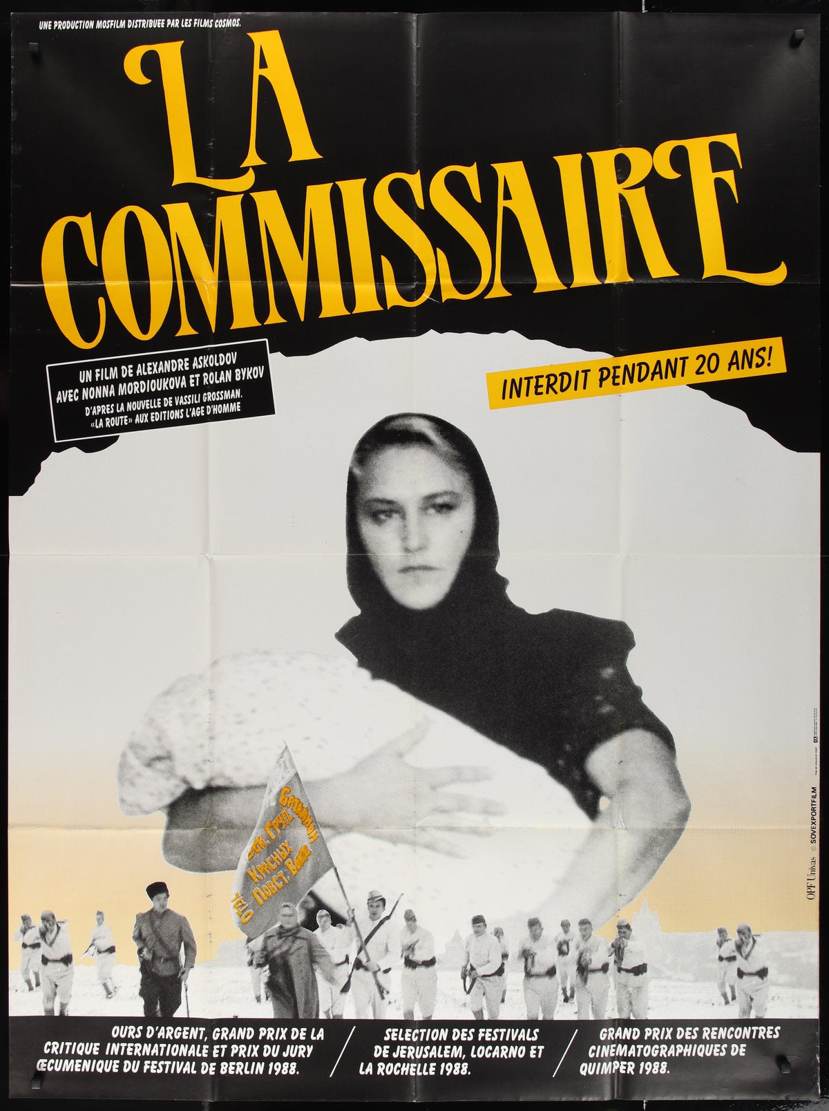 La Commissaire (1988 RR) Original French Grande Movie Poster
