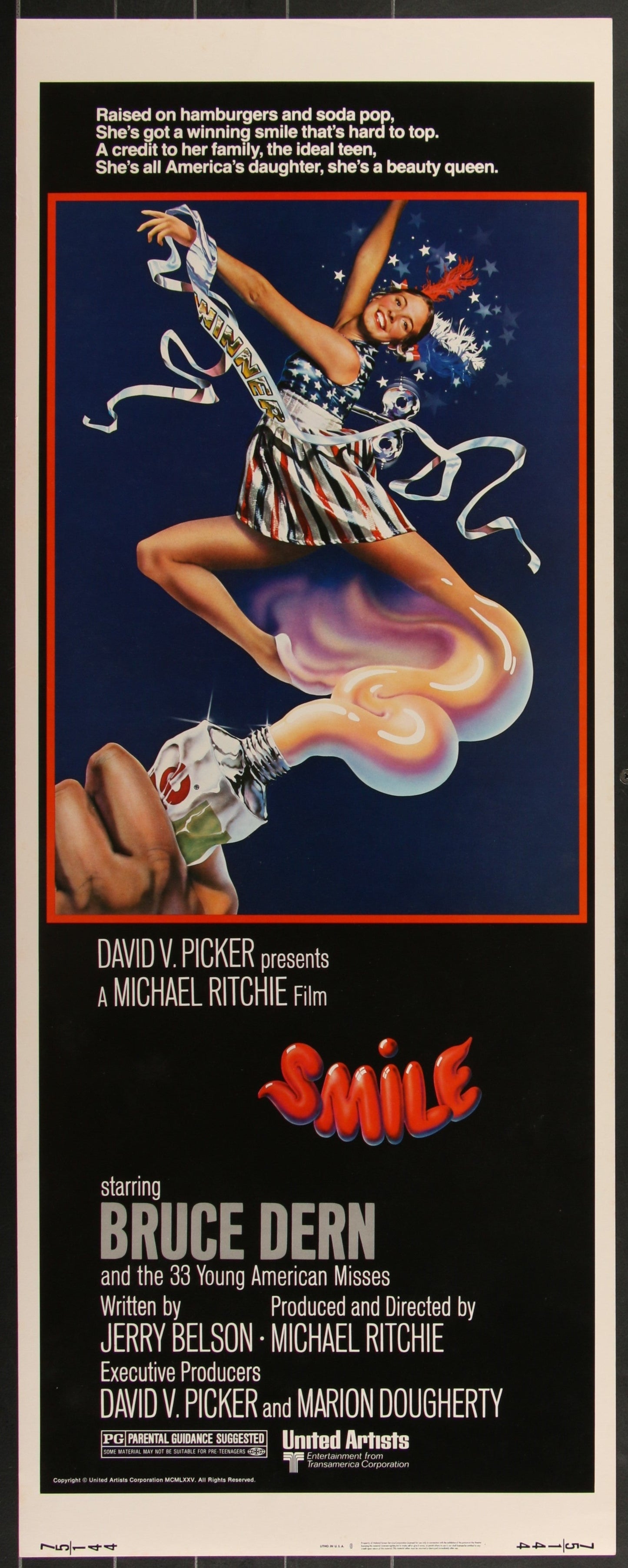 Smile (1975) Original US Insert Movie Poster