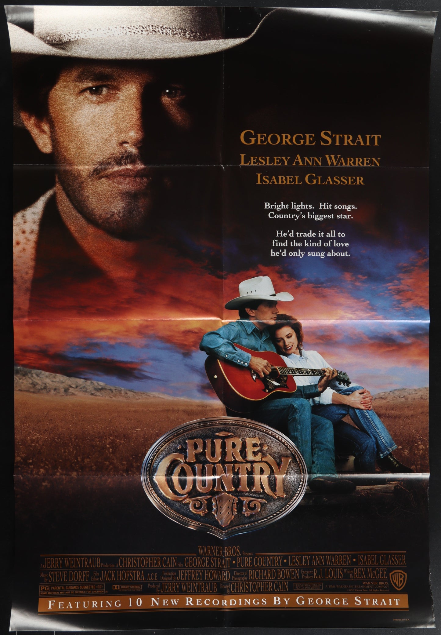 Pure Country (1992) Original US One Sheet Movie Poster