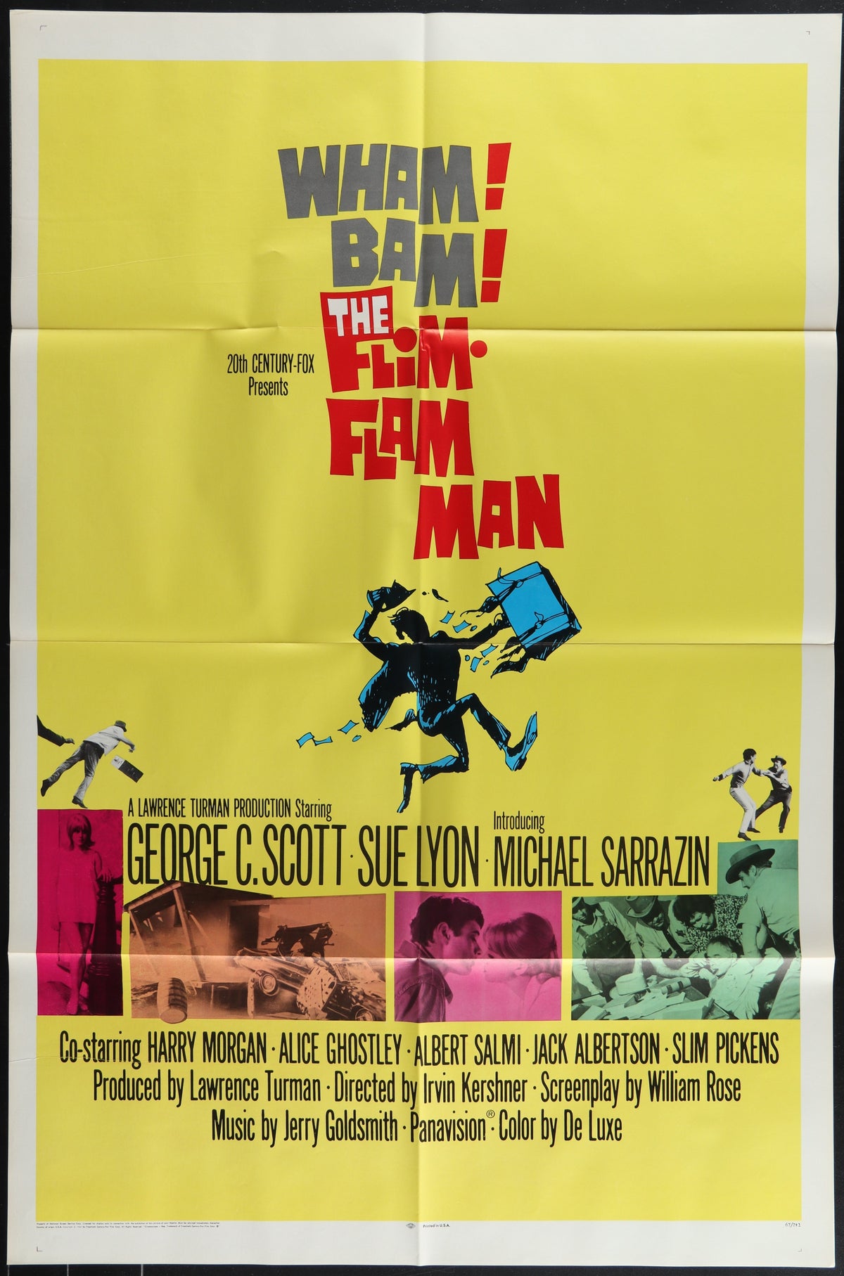 The Flim-Flam Man (1967) Original US One Sheet Movie Poster