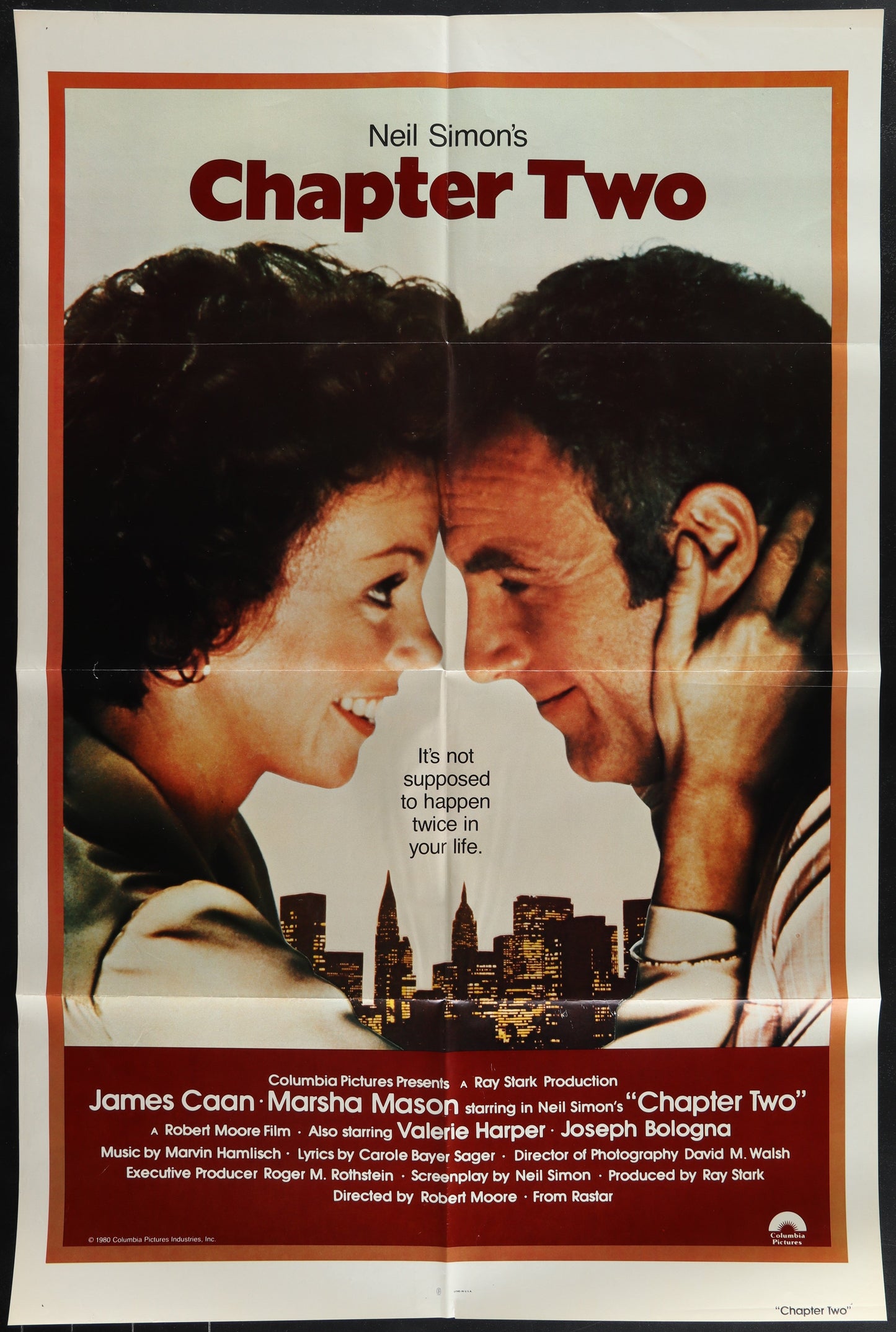 Chapter Two (1980) Original US One Sheet Movie Poster