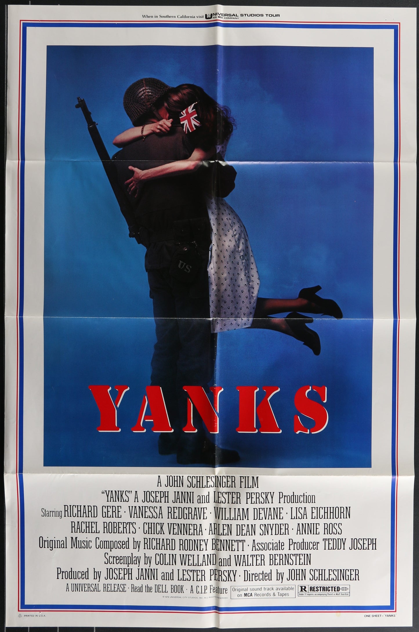 Yanks (1979) Original US One Sheet Movie Poster
