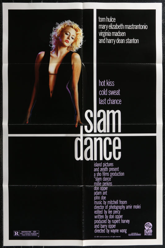 Slamdance (1987) Original US One Sheet Movie Poster
