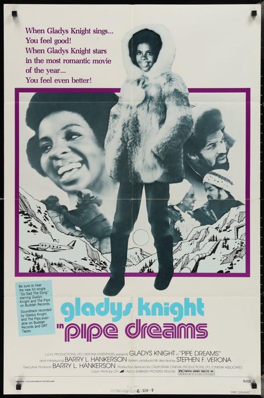 Pipe Dreams (1976) Original US One Sheet Movie Poster