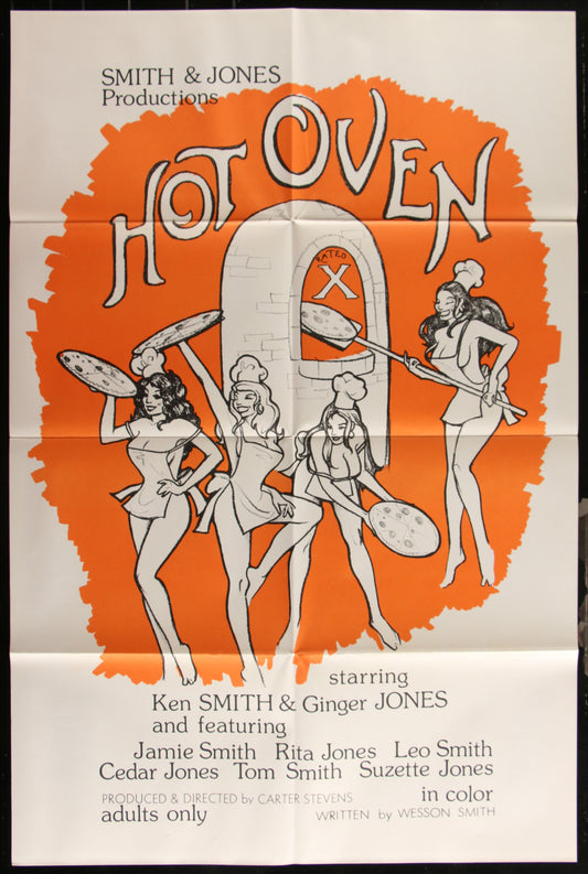 Hot Oven (1974) Original US One Sheet Movie Poster
