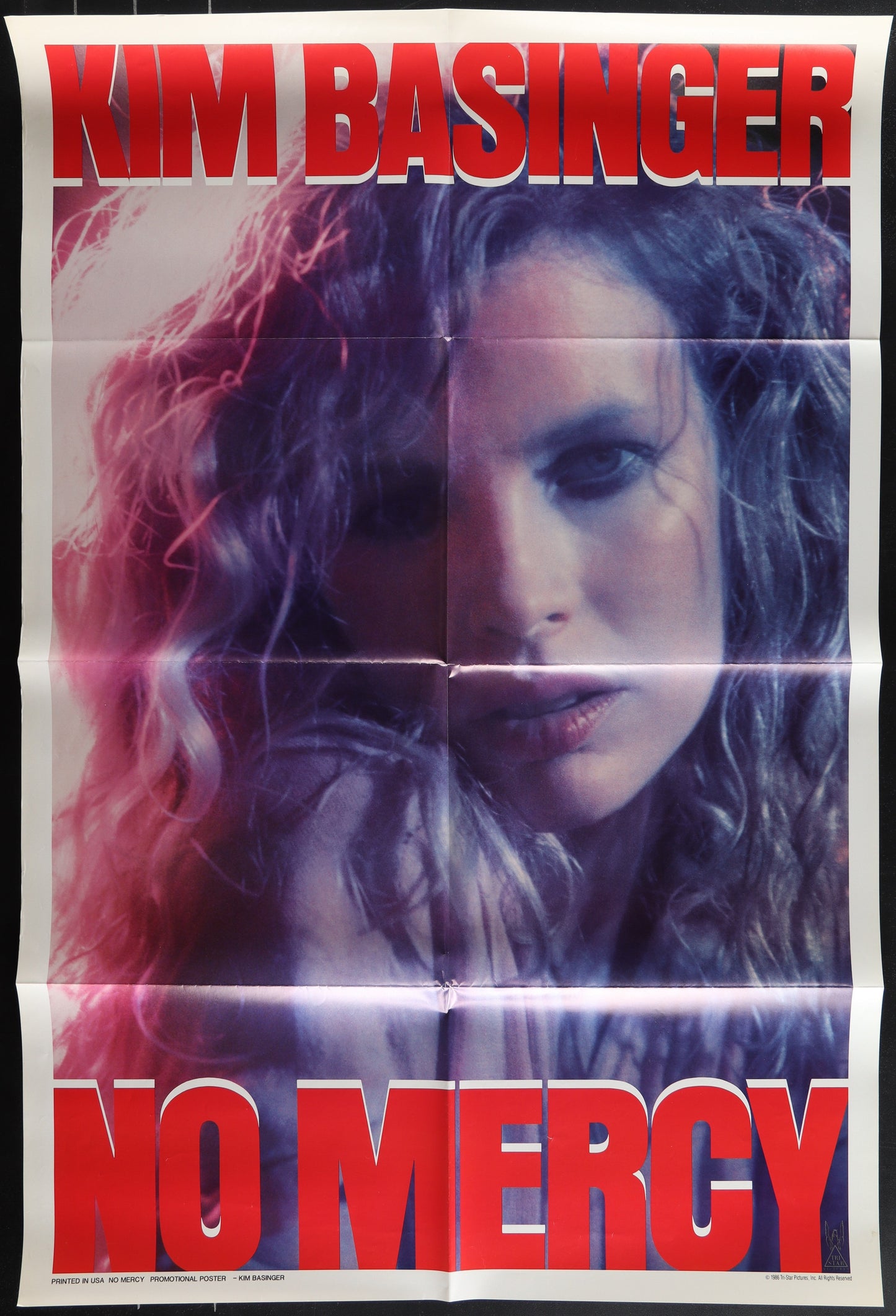 No Mercy (1986) Original US One Sheet Movie Poster