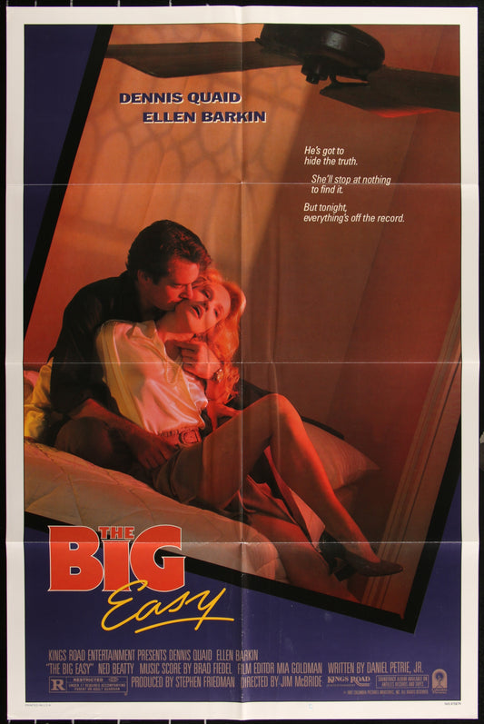 The Big Easy (1987) Original US One Sheet Movie Poster