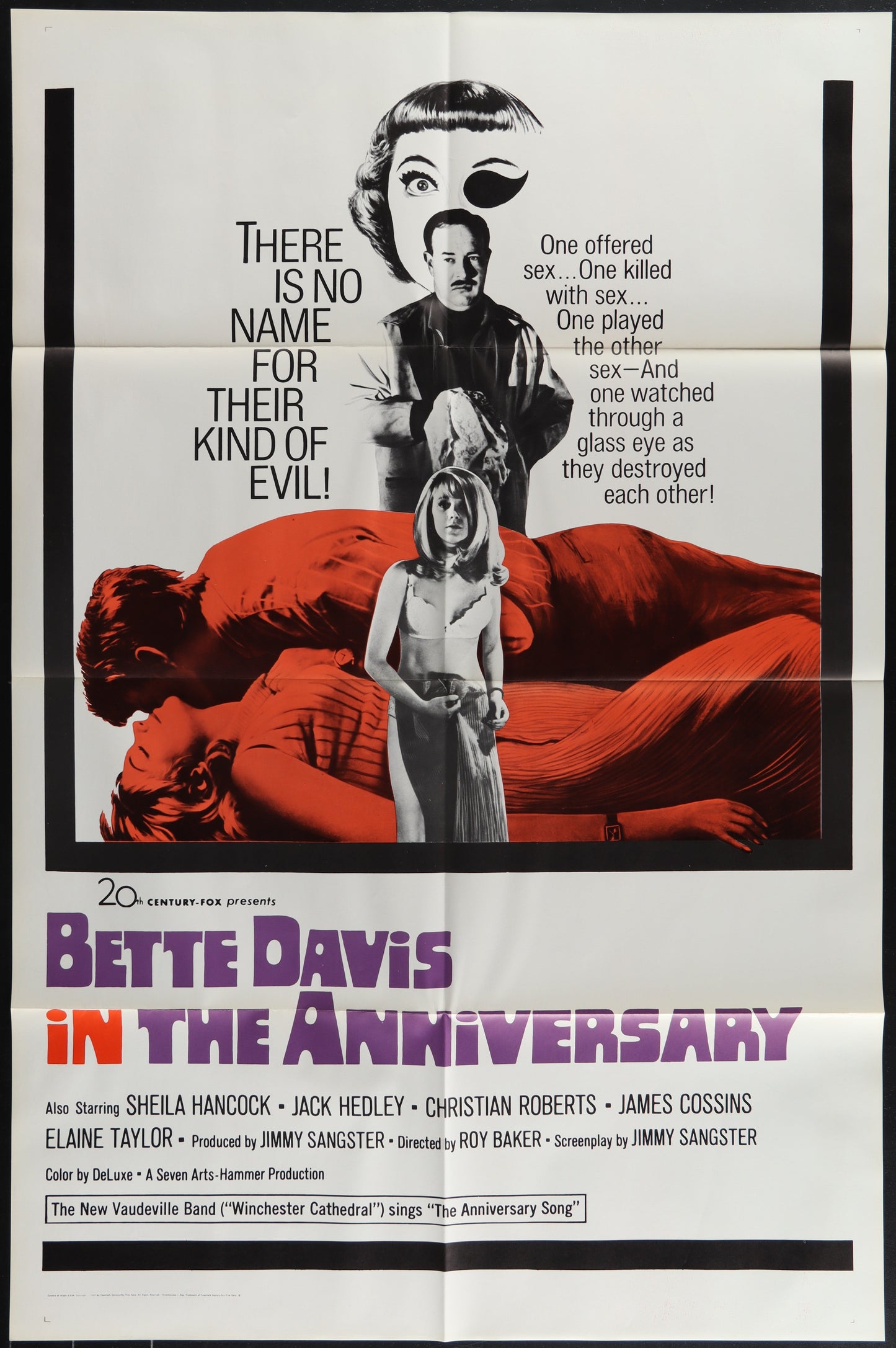 The Anniversary (1968) Original US One Sheet Movie Poster