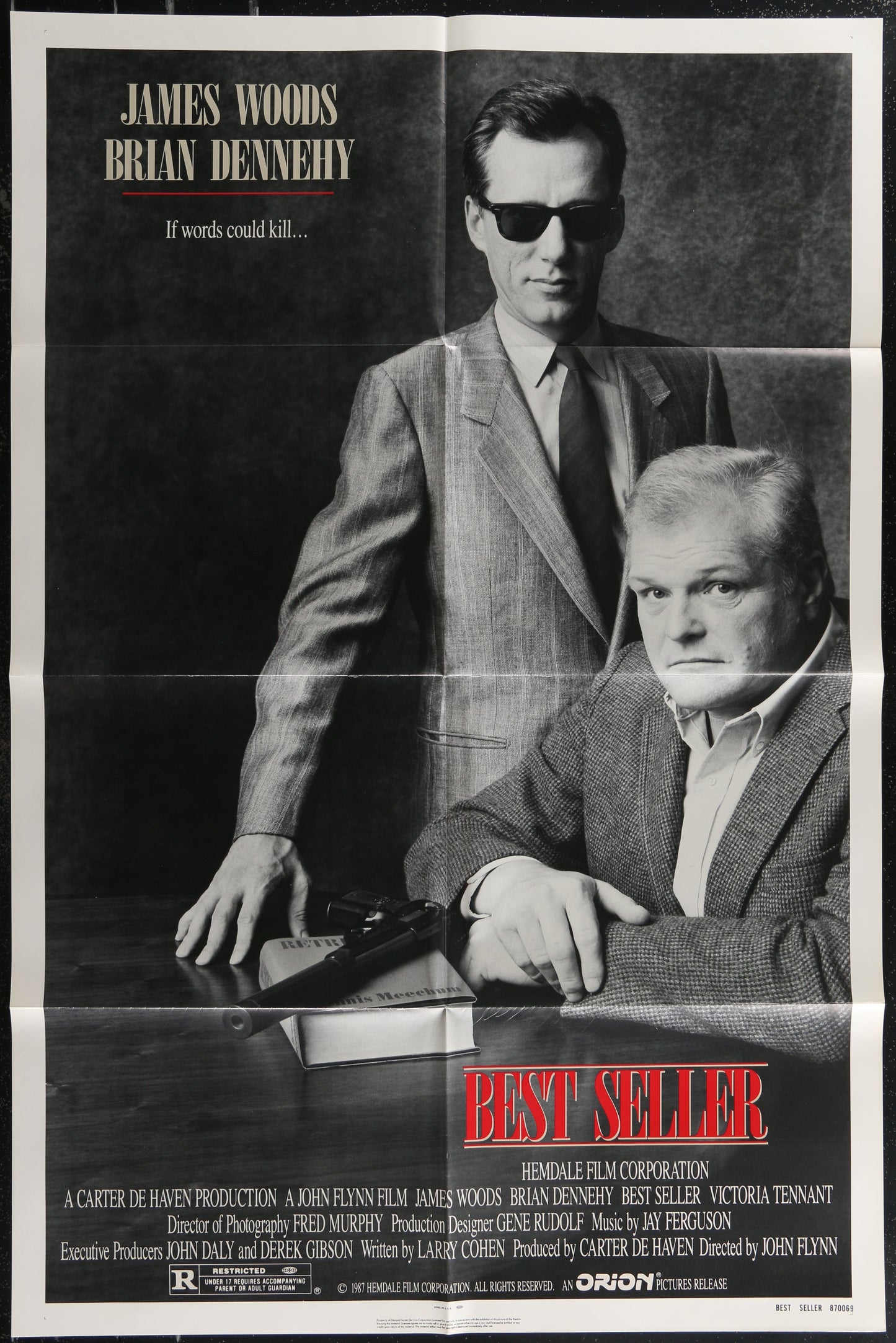 Best Seller (1987) Original US One Sheet Movie Poster