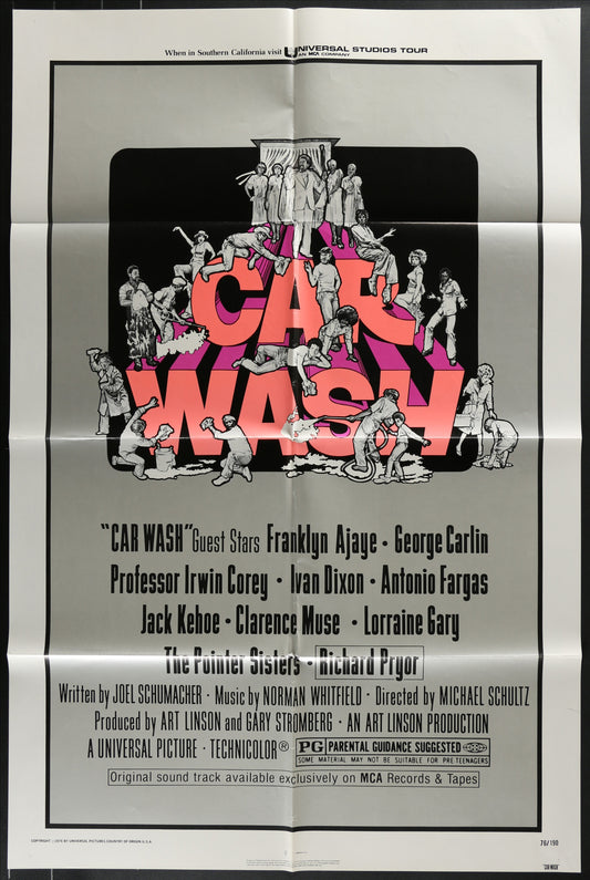 Car Wash (1976) Original US One Sheet Movie Poster